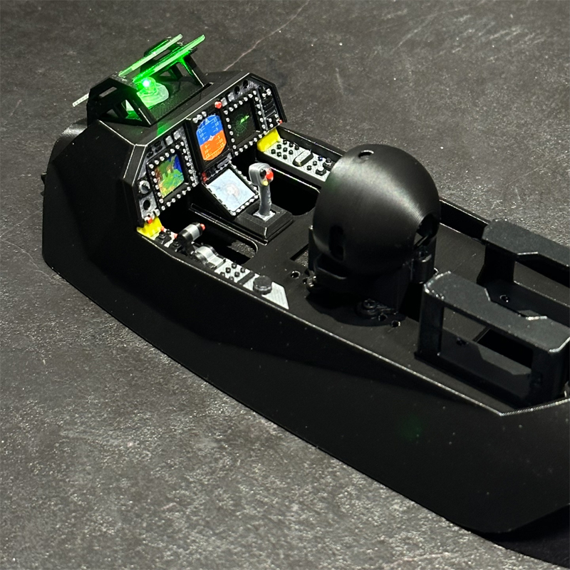 Brushless Motor Thrust Test Stand - 1 個スケールコックピットキャノピー RC FPV 機体ノーズ、インストルメントパネルディテール付き、ソードフィッシュグライダーモデル用交換アクセサリー
