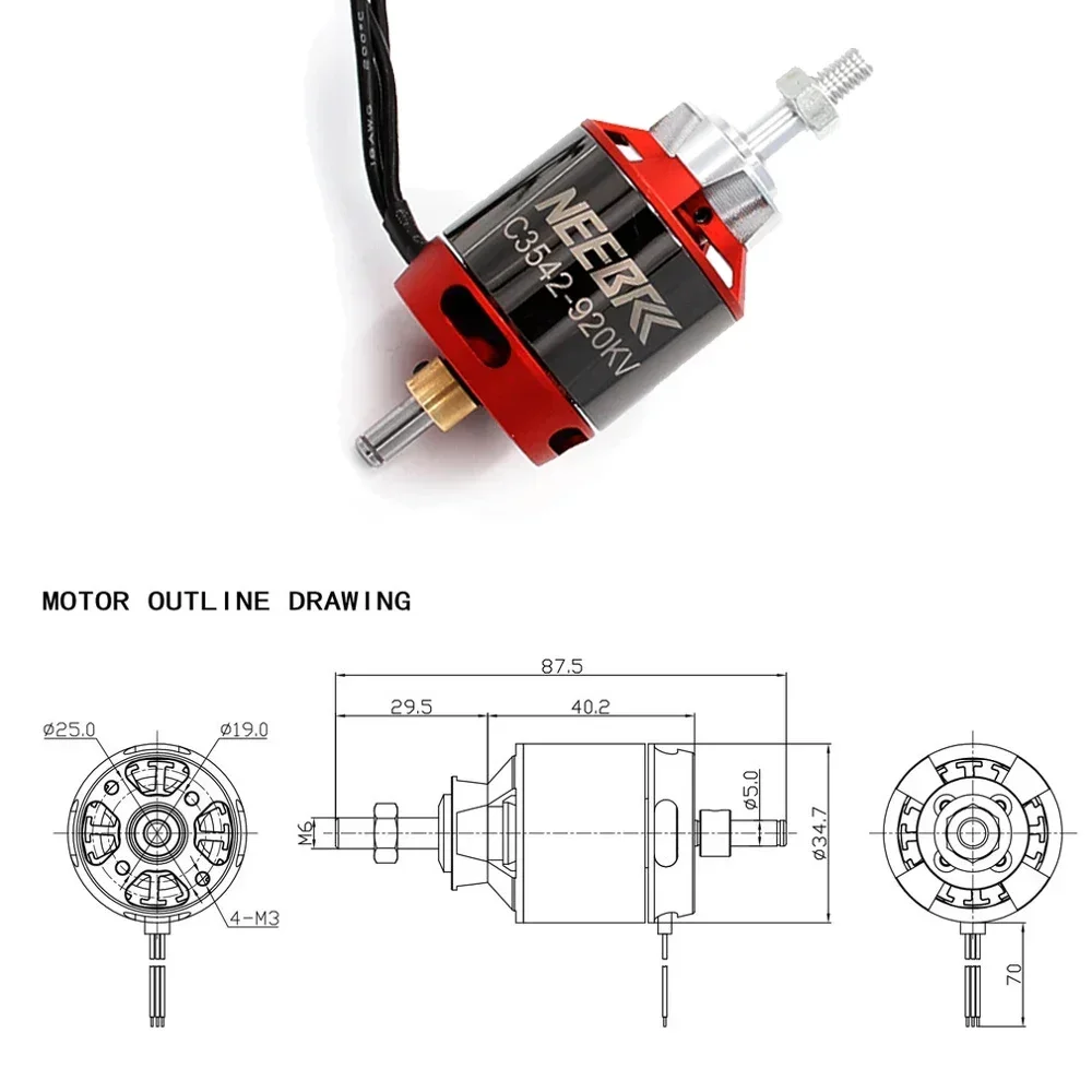 1/2/4 個 3542 920KV 1400KV アウトラ - Brushless Motor Thrust Test Stand のレビューと価格