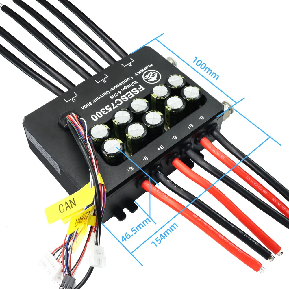 VoltSFlipsky Fsesc 75300 84v高電 - Vesc 75300 High Current Esc のレビューと価格