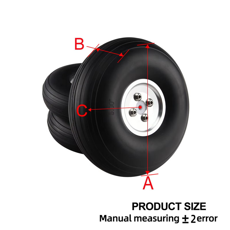 1 ペア PU ホイールアルミハブ付き 1/2/3/4/5/ - Brushless Motor Thrust Test Stand のレビューと価格