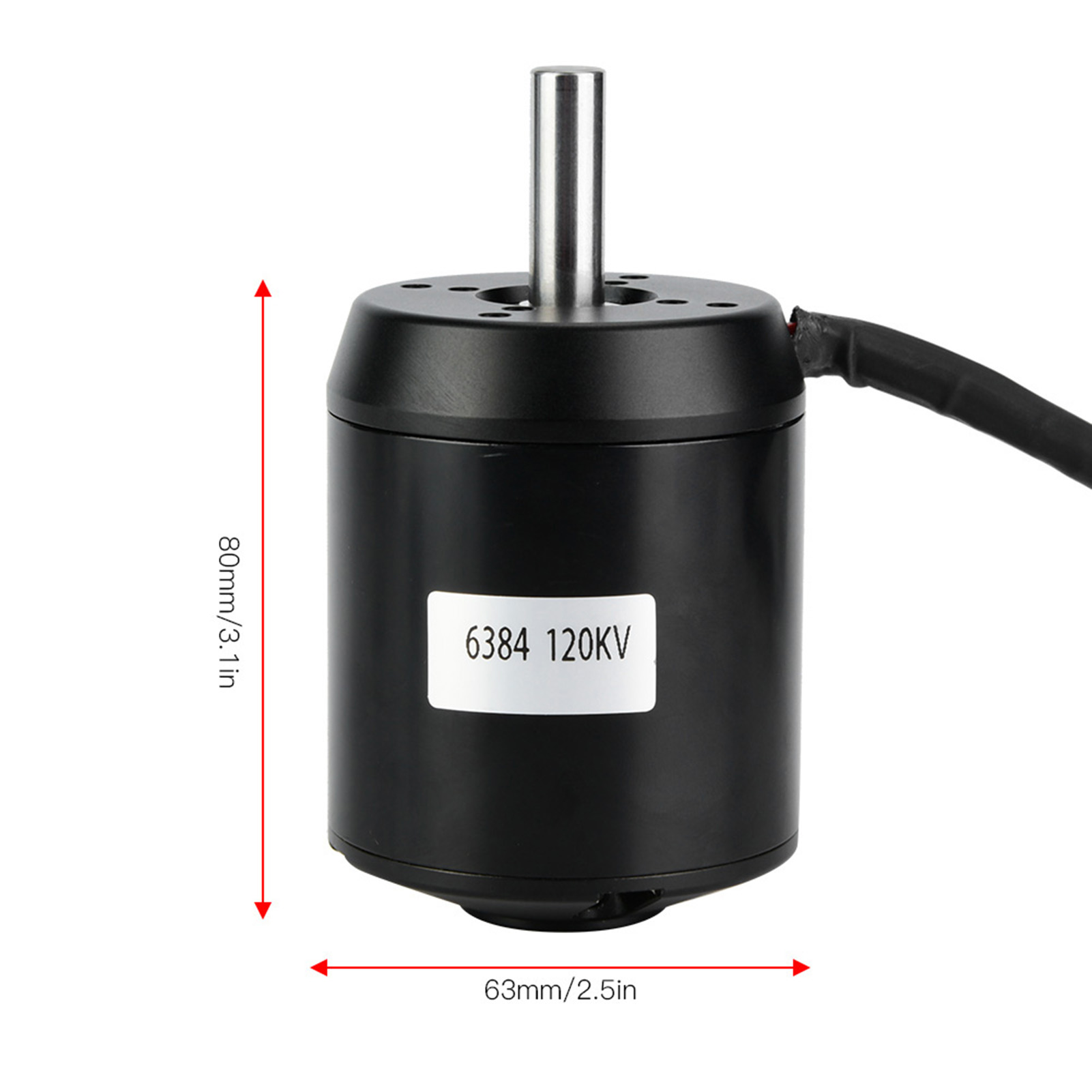 6384 120KV BLDC アウトランナー ブラシレス  - 6384 Brushless Motor Sensored のレビューと価格